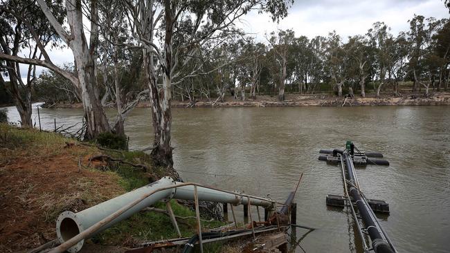 Dry run: Speculators are muscling into the lucrative southern Murray Darling Basin water markets, pushing aside irrigators. Picture: Yuri Kouzmin