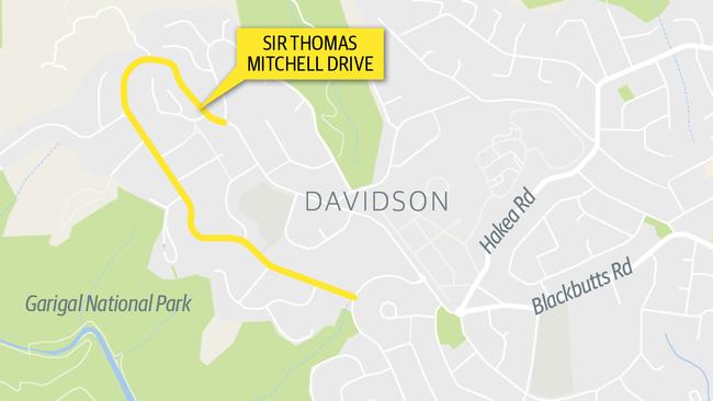 Sir Thomas Mitchell Drive in Davison.