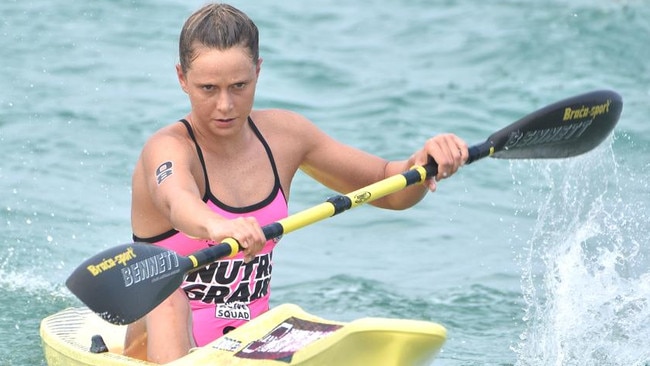Lizzie Welborn was one of the most consistent on her way to a podium finish in the ironwoman at Burleigh. Pic: HarvPix.