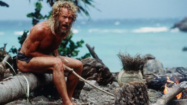 Tom Hanks in Cast Away.