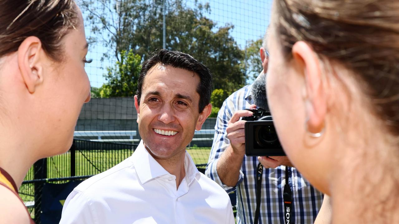 David Crisafulli will be Queensland’s newest premier. Picture: NewsWire/Tertius Pickard