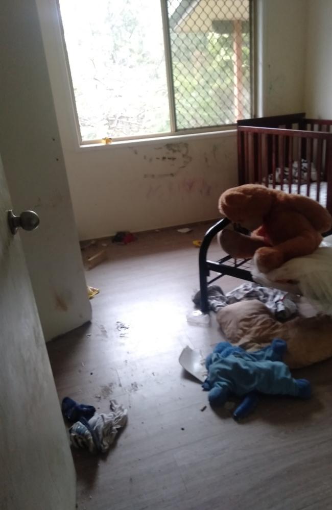 Childrens bedroom in Gladstone home left in shocking condition.