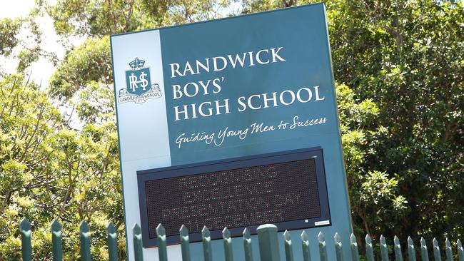 Randwick Boys High School at Randwick in Sydney.
