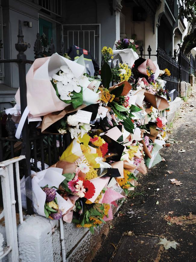 The house in Brown Street Paddington where the pair were killed. Picture: Rohan Kelly