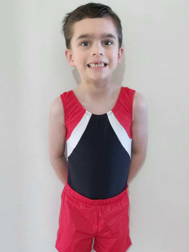 Myles Ballard, aged 6, from Gympie Gymnastics Club.