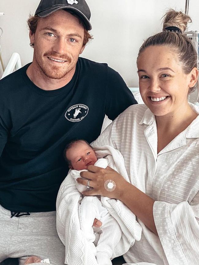The couple with their youngest daughter, Sadie.