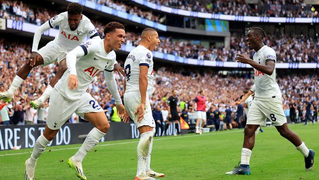 The good times are continuing at Tottenham under Ange Postecoglou. (Photo by Stephen Pond/Getty Images)