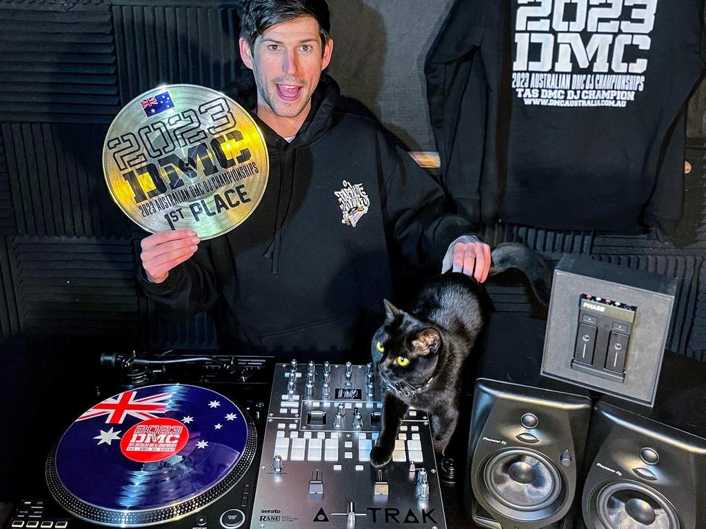 Hobart DJ Max Best who was named Australia’s best DJ in 2023 and 2024. Picture: Supplied