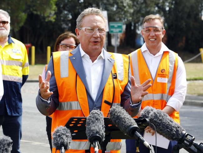 BRISBANE, AUSTRALIA - NewsWire Photos OCTOBER 11, 2021: Andrew Forrest from Fortescue during a press conference at Incitec Pivot in Brisbane. Picture: NCA NewsWire/Tertius Pickard