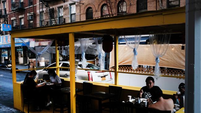 New York City is slowly sputtering back to life. Picture: Spencer Platt/Getty Images