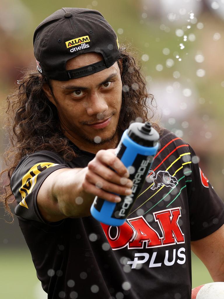 Jarome Luai’s energy at training was unmatched. Picture: Jonathan Ng