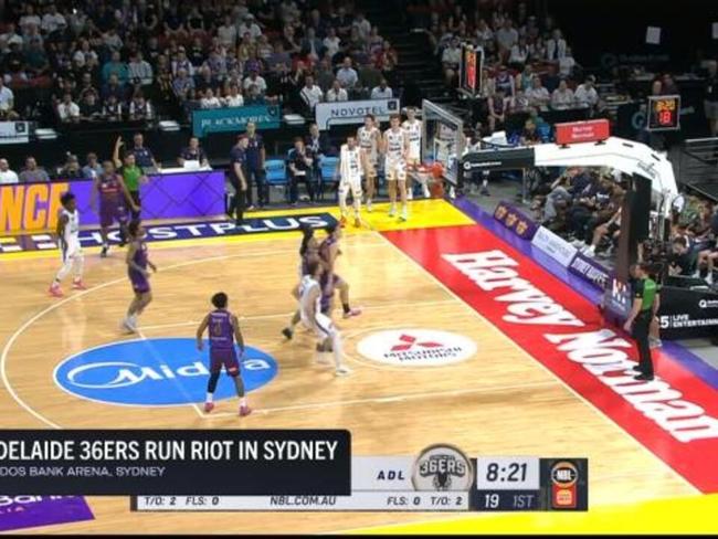 Adelaide 36ers run riot in Sydney