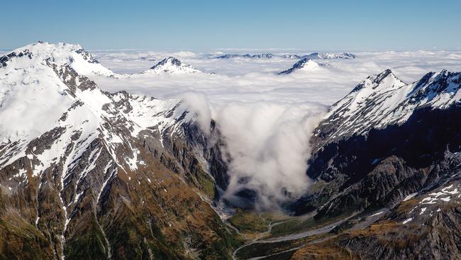 An alpine valley in the Southern Alps. Picture: Camilla Rutherford