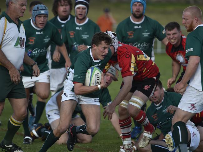 Condamine Sam Warby Rugby - Rangers vs Condamine at Gold Park Photo Bev Lacey / The Chronicle