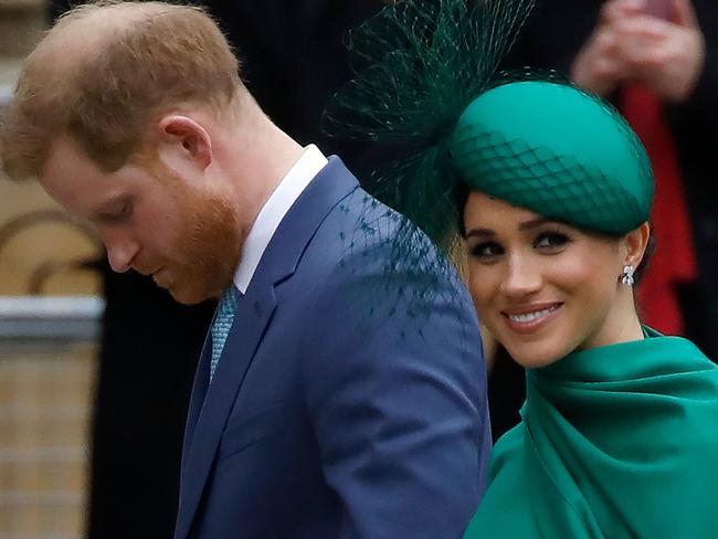 When Prince Harry and Meghan Markle quit the royal family in March 2020 it felt as though feminism was incompatible with the monarchy. Picture: Tolga AKMEN / AFP