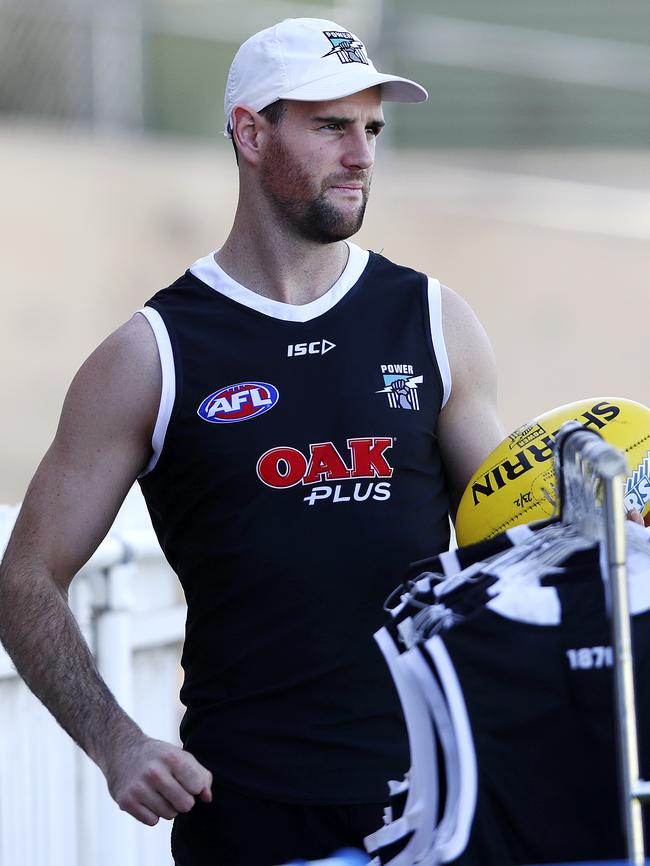 Port Adelaide’s Matthew Broadbent. Picture: Sarah Reed