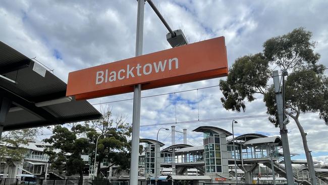 Blacktown train station.