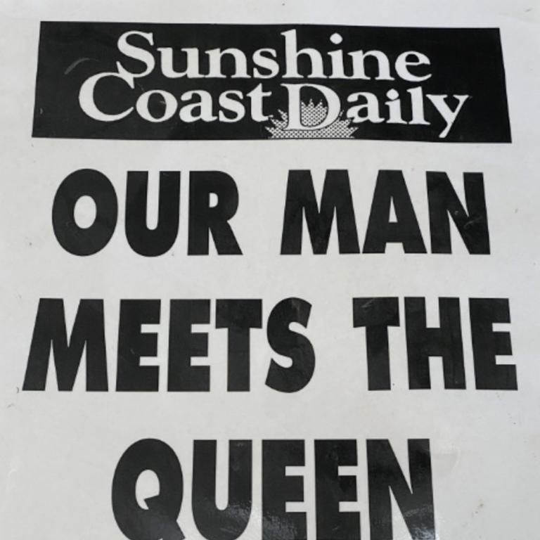 Former Sunshine Coast Daily editor in chief Mark Furler met the Queen as a reporter back in 2002 during the Commonwealth Heads of Government Meeting (CHOGM).