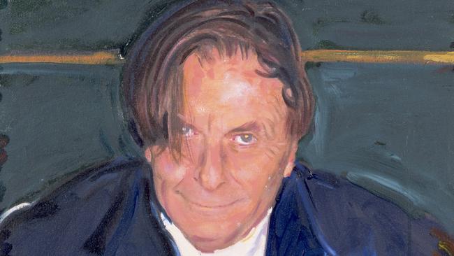 Barry Humphries Self portrait 2002 oil on canvas 74.5 x 58.3 cm Gift of the Margaret Hannah Olley Art Trust 2003 National Portrait Gallery