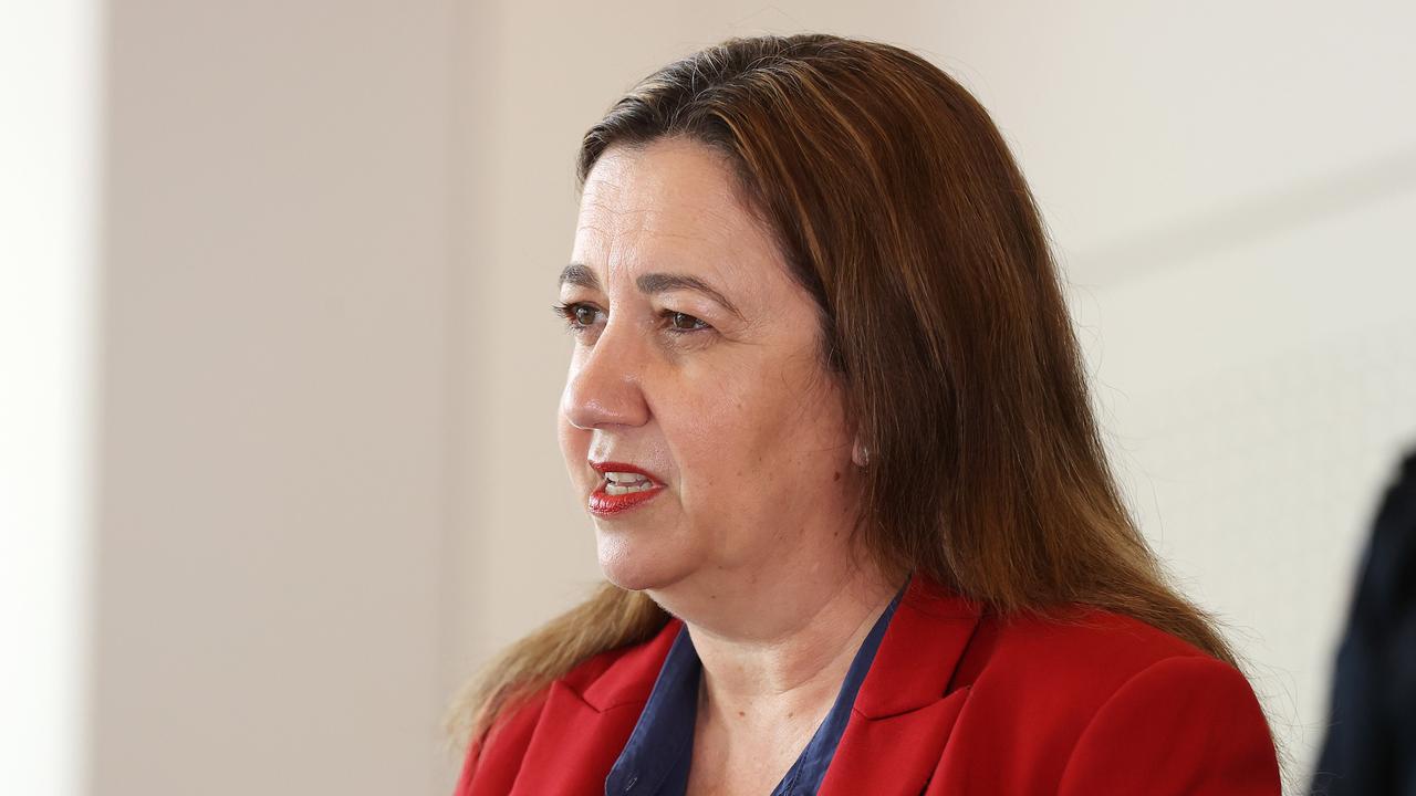 Qld Premier Annastacia Palaszczuk during a press conference. Picture: Liam Kidston