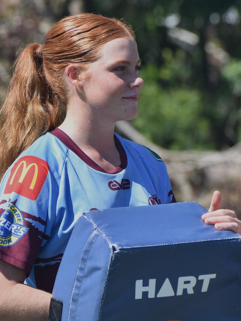 CQ Capras under-17 girls squad at pre-season training at Emmaus College, Rockhampton, on January 18, 2025.