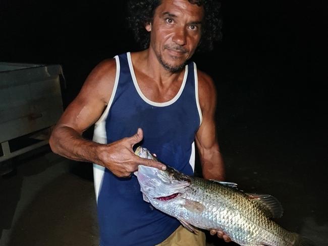 Dundee local William Talbot has caught the fifth fish this season of the MDF competition, at the Finniss River/ Picture: Supplied