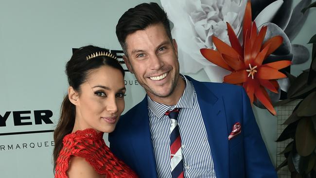 Have The Bachelor’s Sam Wood (right) and Snezana Markoski signed on for their own TV show spin-off? Picture: AAP Image/Julian Smith