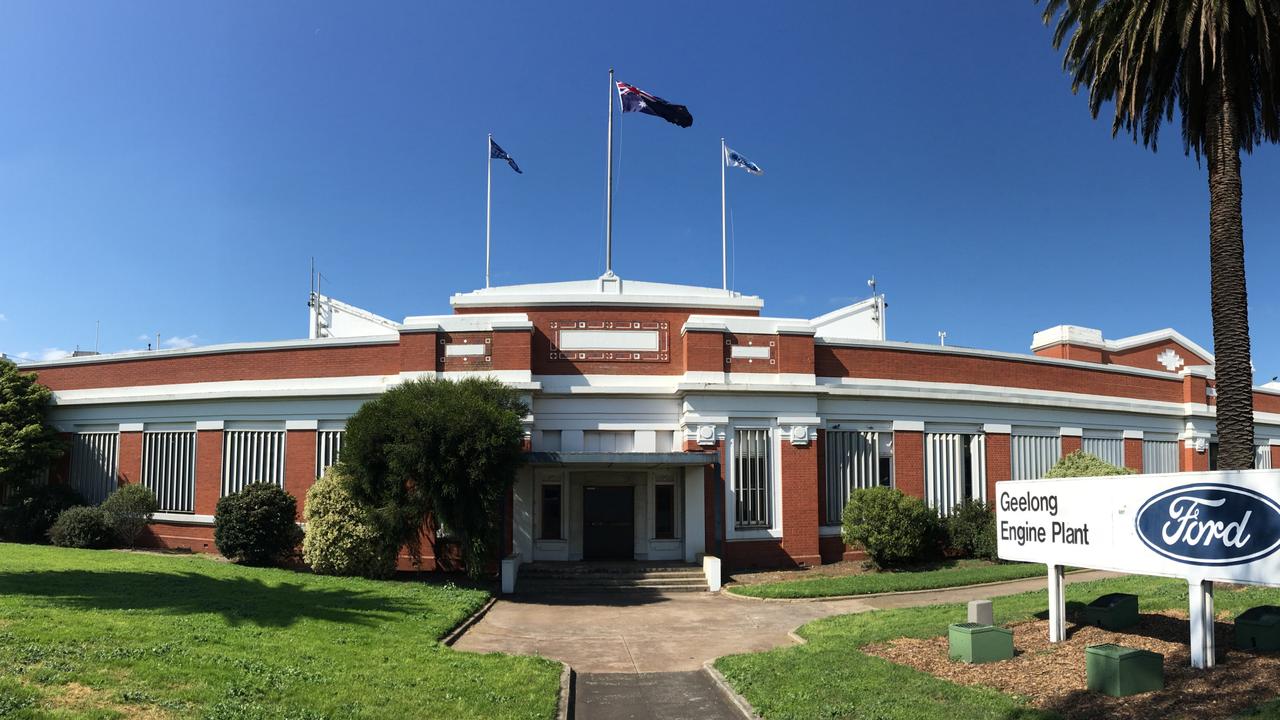 Ford Engine Factory in Geelong built its last engine on 26 September 2016, and now could be a vaccination hub. Picture: Joshua Dowling.