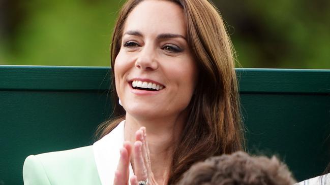 Kate at Court 18, watching Brit Katie Boulter and Australian Daria Saville. Picture: Zac Goodwin/Getty Images