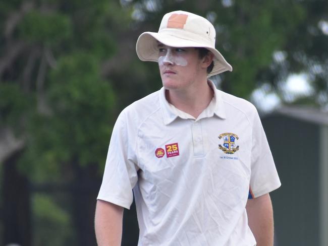 AIC First XI cricket between Marist College Ashgrove and St Patrickâs College. Saturday March 4, 2023. Picture, Nick Tucker.