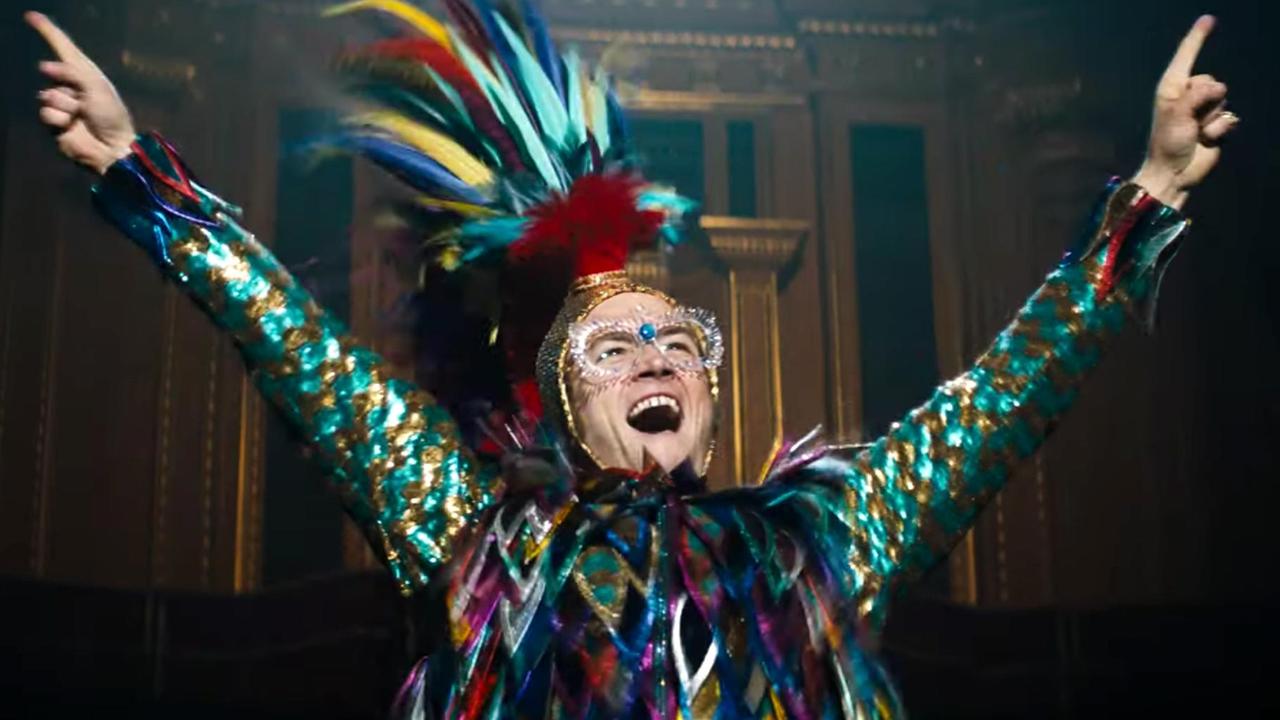 Black and Red Feather Collar Elton John Inspired Rocketman 