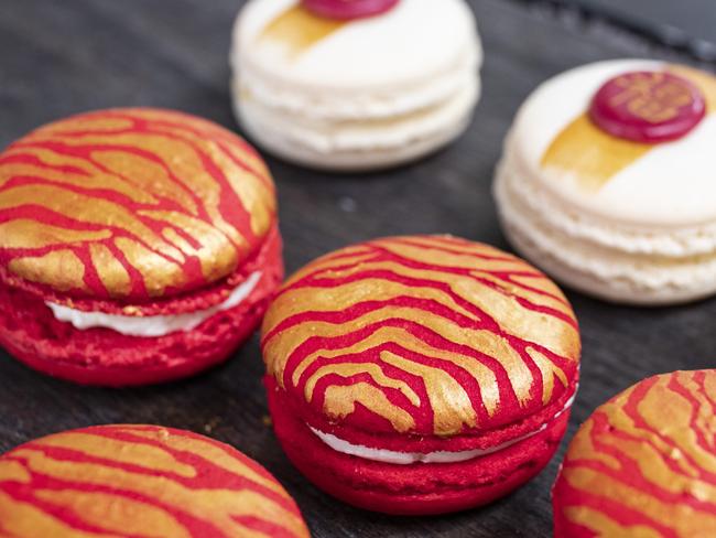 Black Star Pastry’s Lunar New Year macarons. Picture: Jenifer Jagielski