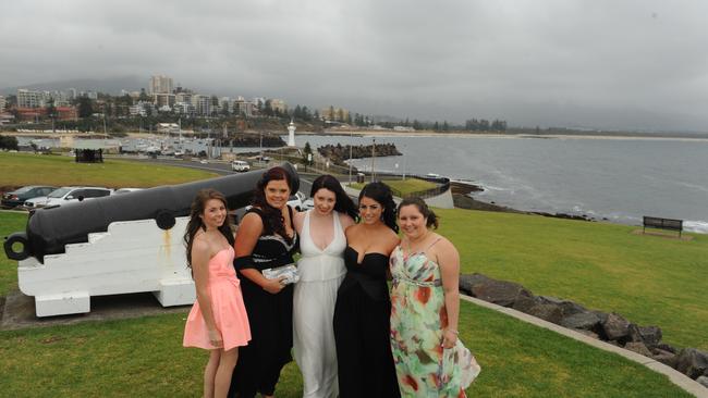 St Patrick’s College, Campbelltown year 12 students celebrating their formal in Wollongong in 2012.