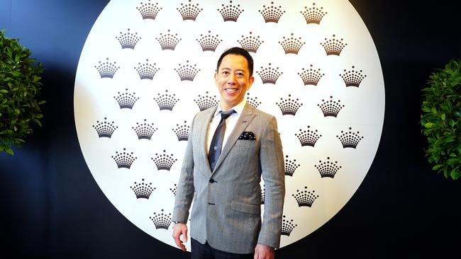 Crown Resorts chief executive David Tsai. Picture: Luis Enrique Ascui