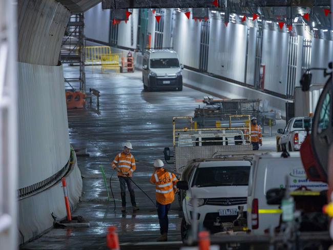 Traffic modelling for the Tunnel shows that by next decade, up to 67,000 cars and trucks a day will use the new road. Picture: Jason Edwards