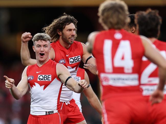 Sydney’s midfield group haven’t found the consistency of their 2022 season. Picture: Cameron Spencer/Getty Images