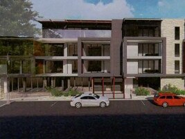 Artist impression of four-storey building to be built at corner of Jetty St and Military Rd, Grange. Picture: Supplied