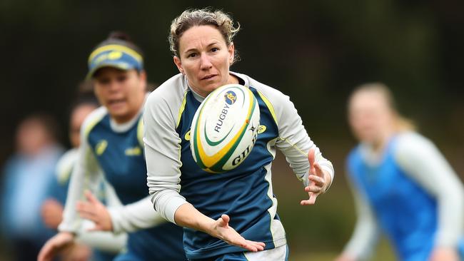 Wallaroos veteran Ash Hewson returns to the side for the fifth place semi-final against Ireland on Tuesday night. Picture: Brett Costello