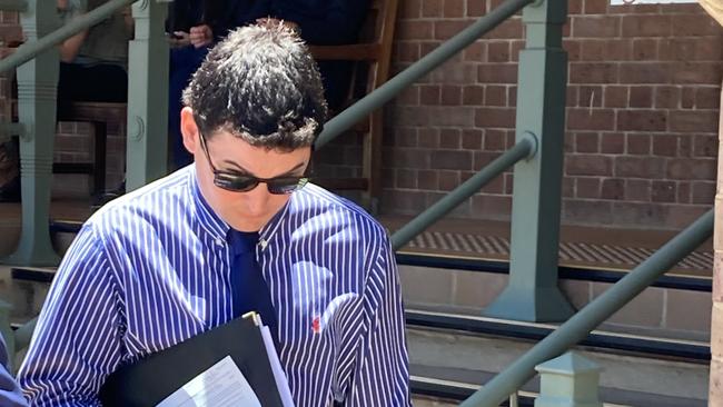 Curtis Adams, 33, leaves Parkes Local Court. Picture: Ryan Young