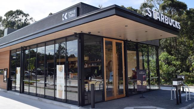 A drive-through Starbucks has opened on Olsen Ave. Photo: Supplied