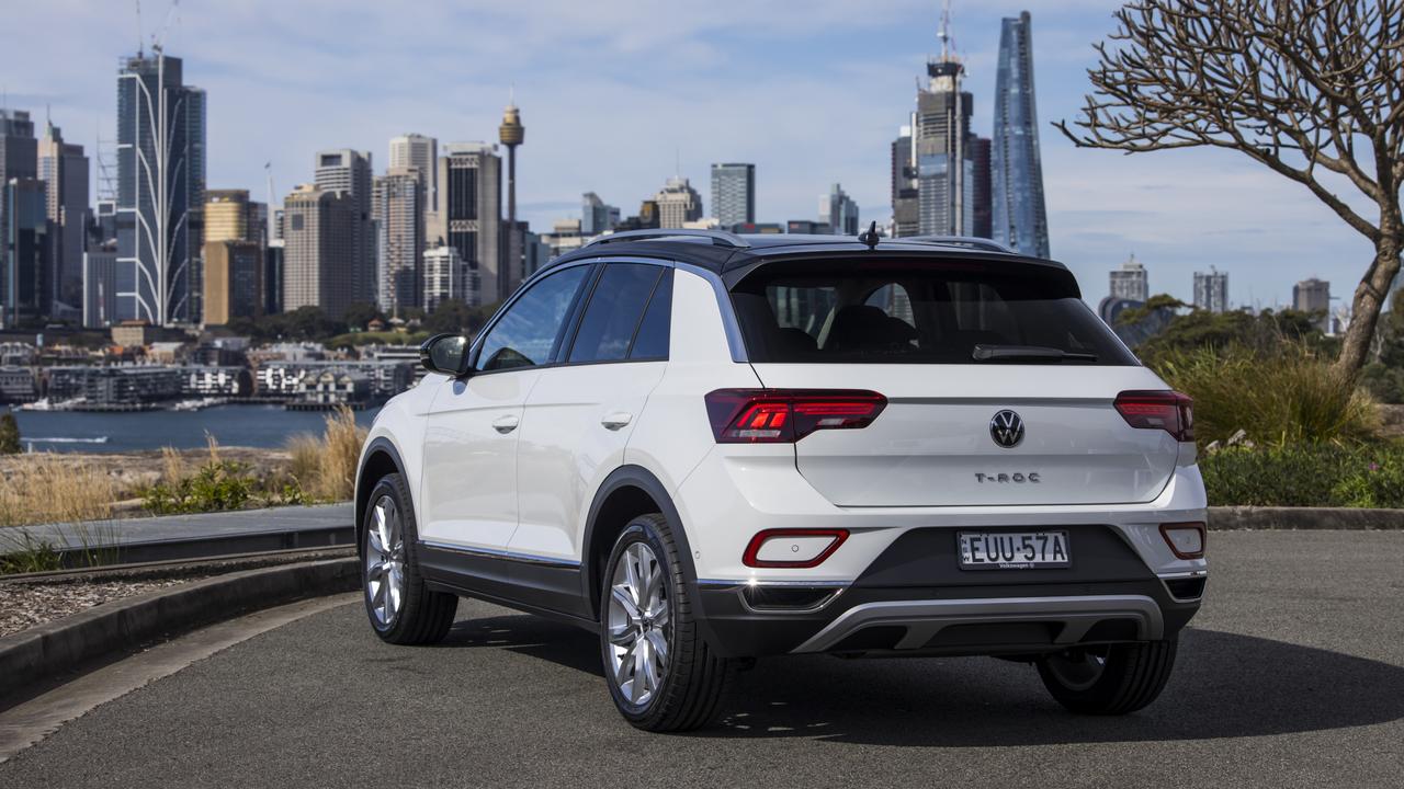 Volkswagen’s T-Roc is a compact alternative to the larger Tiguan.