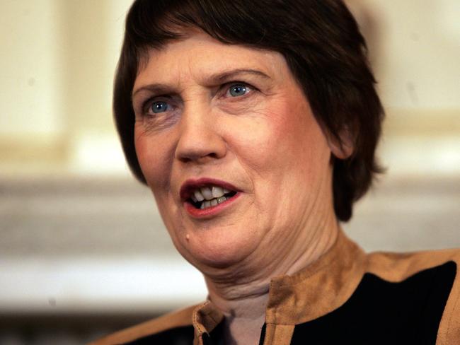 Former New Zealand prime minister Helen Clark is also the chair of the Global Commission on Drug Policy. Picture: Alastair Grant-Pool/Getty Images