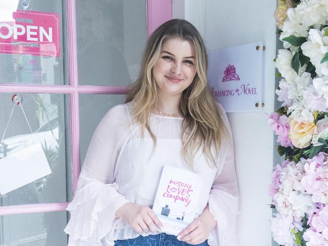 SYDNEY, AUSTRALIA. NewsWire Photos. MAY 15, 2025. Scarlett Hopper in her bookstore, Romancing The Novel, in Paddington.Picture: NewsWire / Jeremy Piper