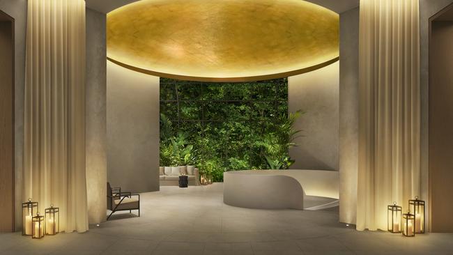 The Singapore EDITION, a slickly designed Ian Schrager hotel. hotel