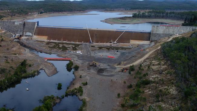 Paradise Dam is being raised back to its original height.