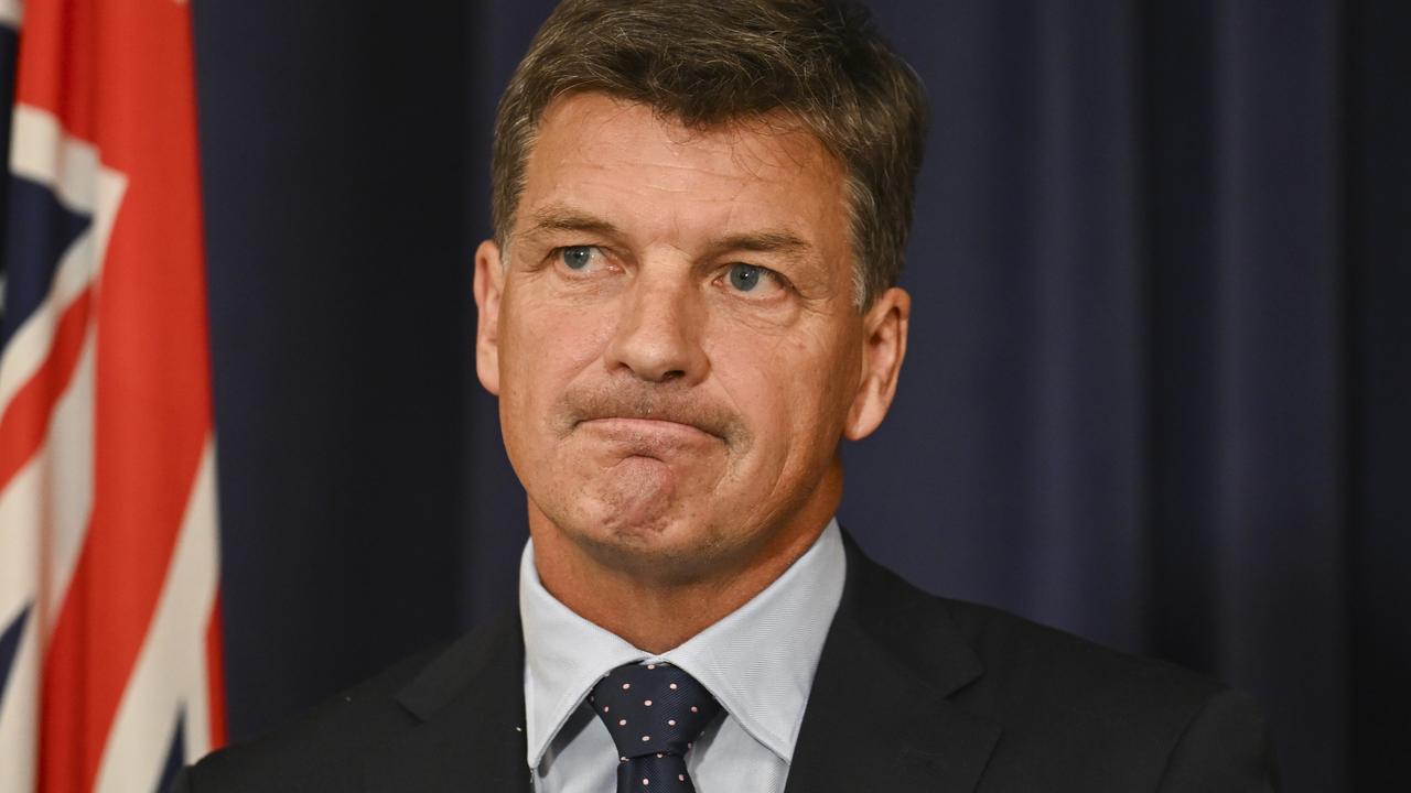 Shadow Treasurer Angus Taylor. Picture: NewsWire / Martin Ollman