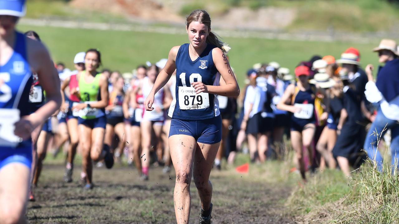 Annual QGSSSA private schoolgirl cross country championship at Rivermount College in Yatala. Saturday May 15, 2021. Picture, John Gass