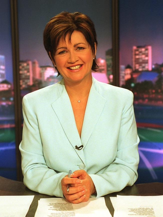 Today Tonight presenter Leigh McClusky in 2003.