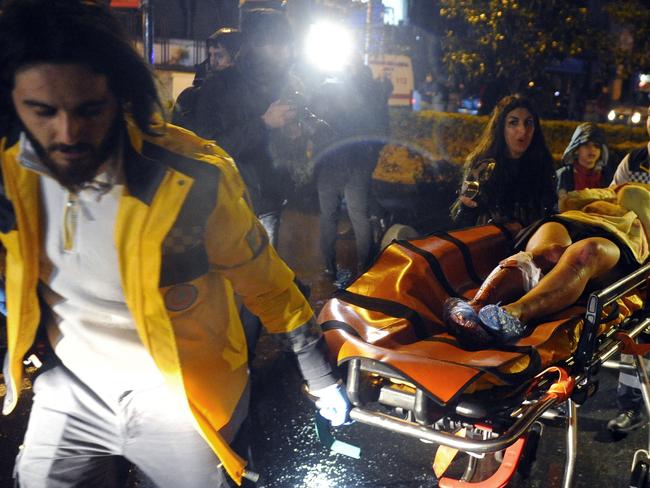 More than 70 people were injured and 39 were killed in the attack. Picture: AP