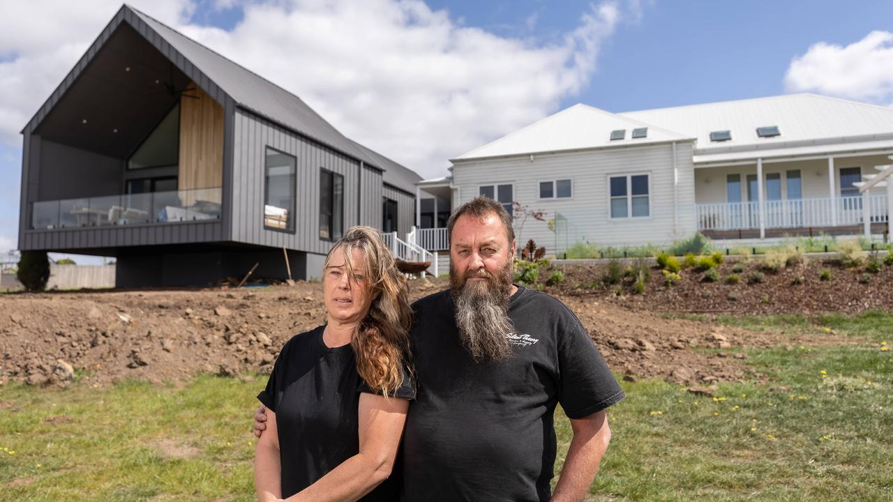 Couple Kevin and Andrea Griffin say they have been living a ‘nightmare’ since winning the $4.25m home. Picture: Jason Edwards